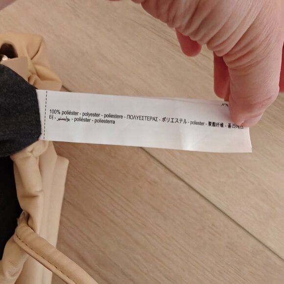 Zara Cream Large Shopper Tote Bag - Picture 12 of 12